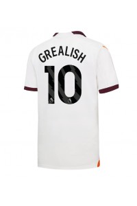 Manchester City Jack Grealish #10 Fotballdrakt Borte Klær 2023-24 Korte ermer